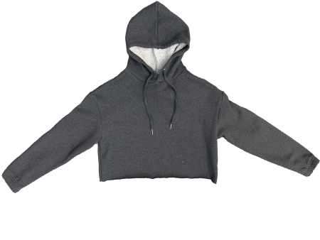 Cropped Hoodie - Charcoal Supply