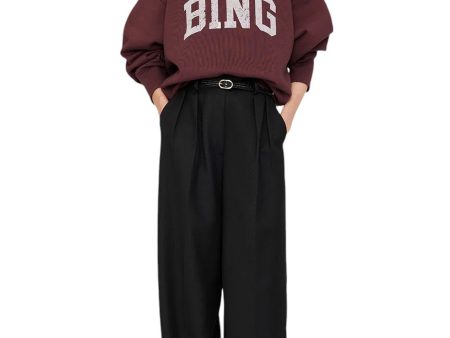 Bradie Sweatshirt Bing - Deep Burgundy Supply