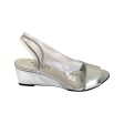 Novera Silver Lucite Wedge Cheap