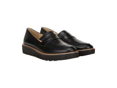 Adiline Black Leather Loafer For Sale