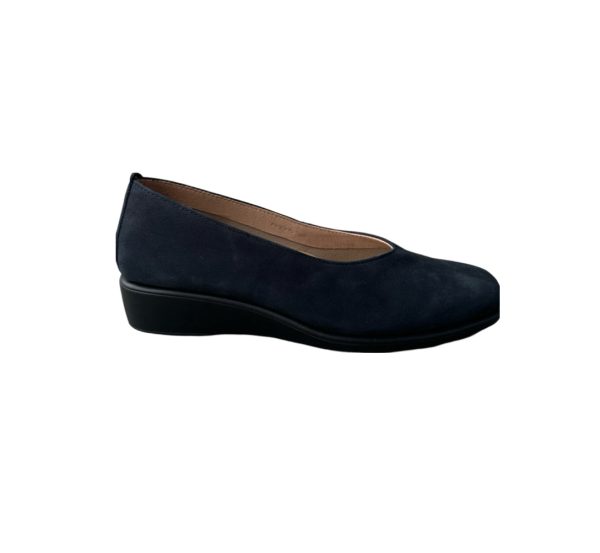 SC5647 French Navy Suede Skimmer Fashion