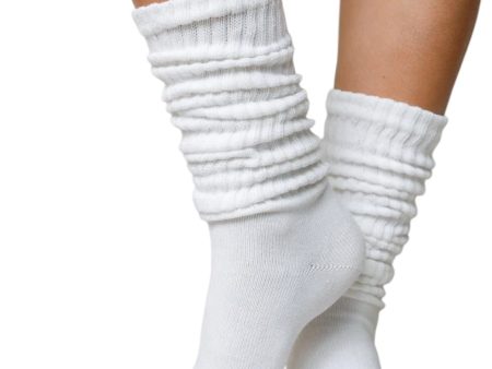 Slouch Socks - White Fashion