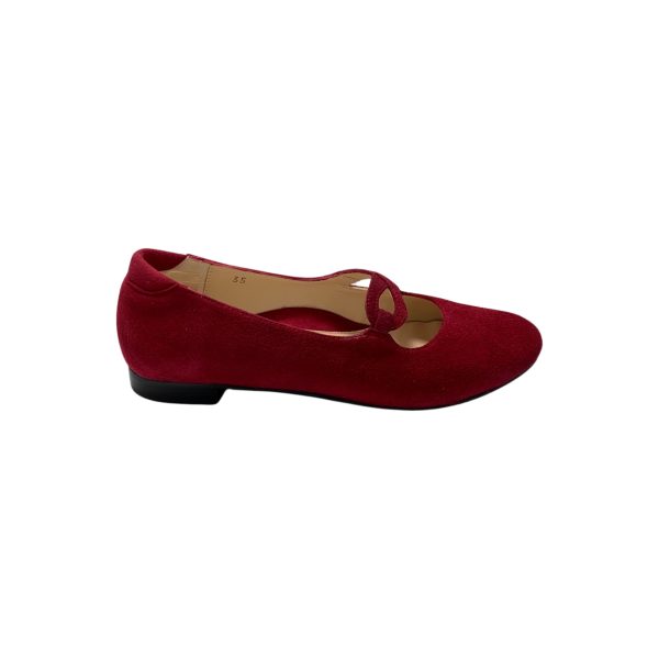 235531 Red Suede Flat For Sale