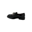 B9103 Black Flat Moccasin Online Sale