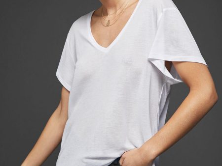 Deep V T-Shirt Hot on Sale