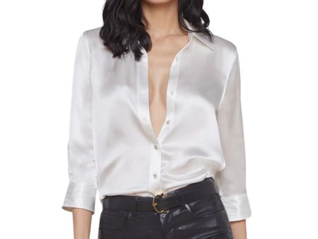 Dani Silk Blouse - Ivory Supply