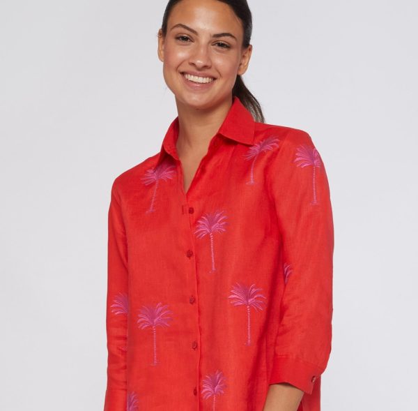 30978 Sara Embroidered Shirt Cheap