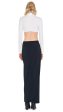 Side Slit Long Skirt - Black Cheap