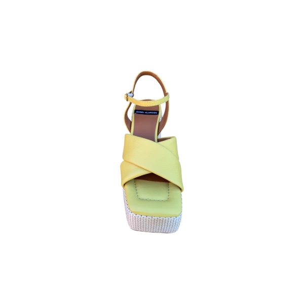 23092 Yellow Platform Sandal Online Hot Sale