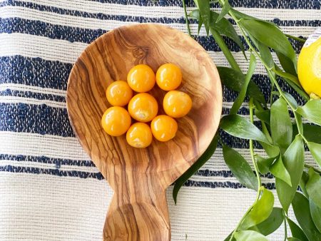 Olive Wood Double Section Tapas Appetizer Dish 6  For Cheap