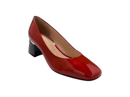 Berry Fire Red Patent Pump Fashion