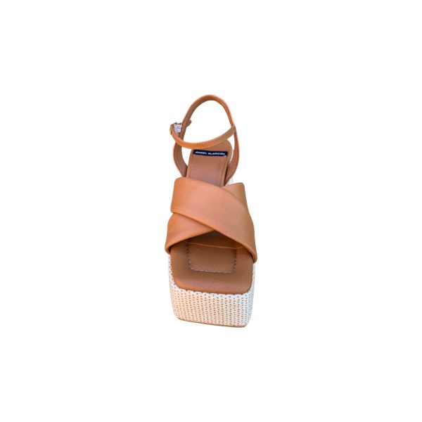 23092 Brown Platform Sandal Discount