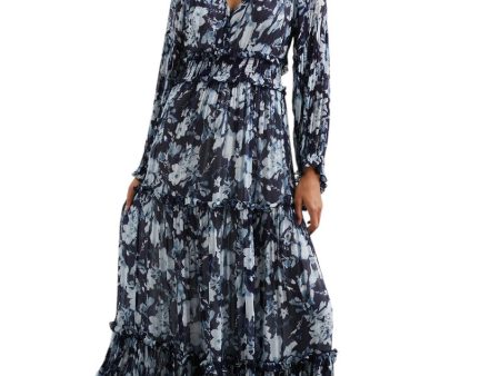 Frederica Dress - Indigo Blossoms Sale