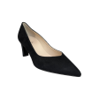 106702 Black Suede Pump Hot on Sale