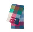 Multi Bright Tartan Wool Blend Scarf For Discount