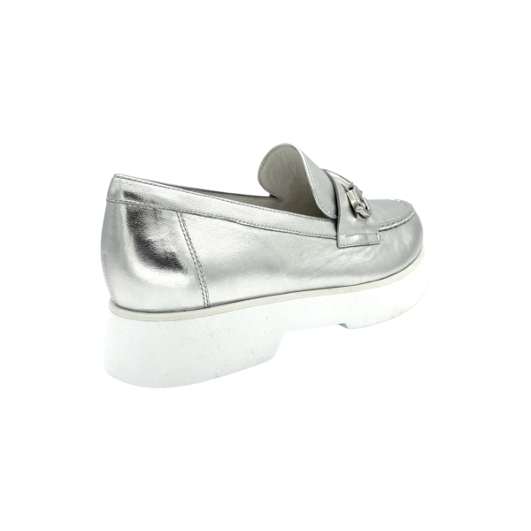 101631 Silver Platform Loafers Hot on Sale