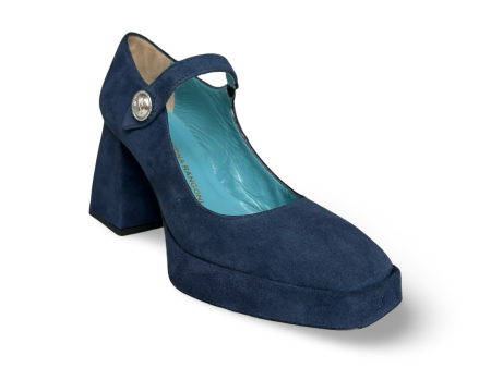 Pluma Navy Maryjane Pump Online Hot Sale