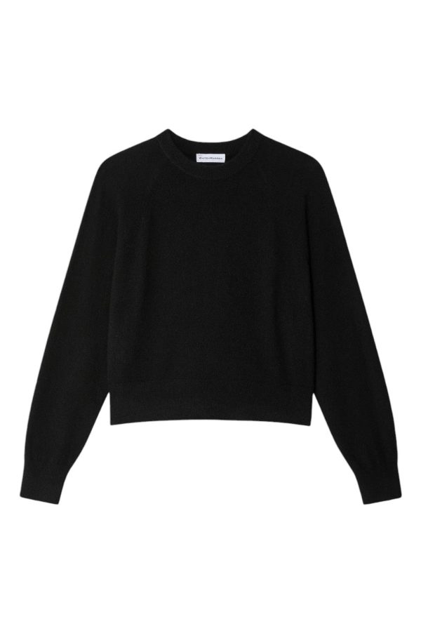 Cashmere Easy Sweatshirt - Black Cheap