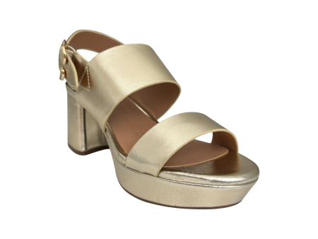 Camera Gold Metallic Sandal Online Sale