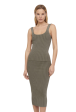 Josie Tank - Green Khaki and Olive Cheap