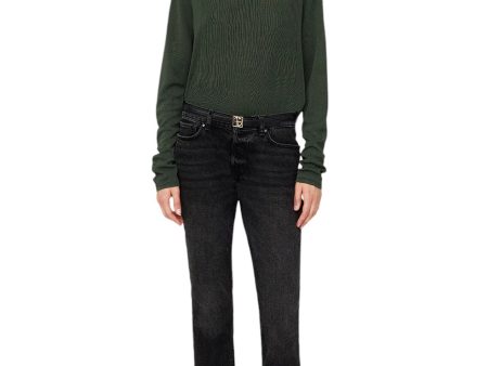 Giorgio Long Sleeve Sweater - Dark Olive Discount