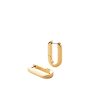 U-Link Earrings - Gold Discount