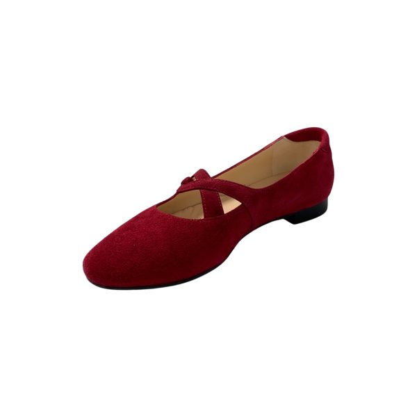 235531 Red Suede Flat For Sale