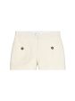 Patch Pocket Trouser Short - Cream Discount