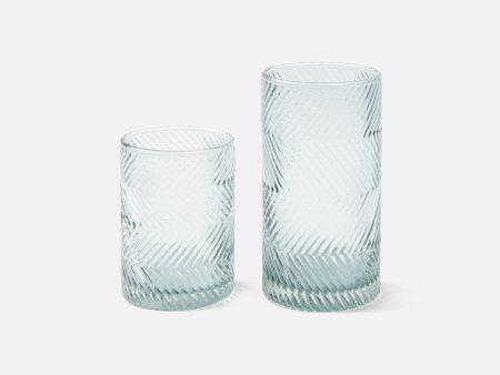 S 8 Finley Light Grey Tumbler Glasses Supply