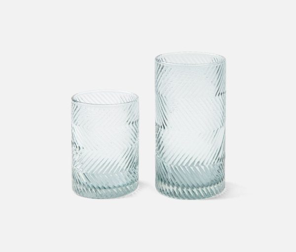 S 8 Finley Light Grey Tumbler Glasses Supply