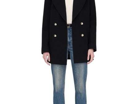 Glenn Peacoat - Black For Discount