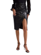 Gina Vegan Leather Skirt - Black Fashion