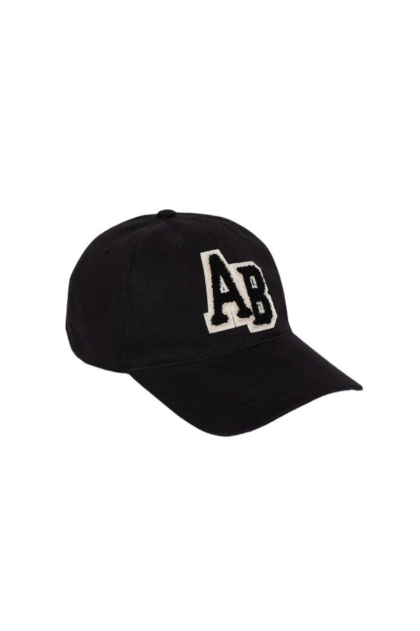 Jeremy Baseball Cap Letterman - Black Online now