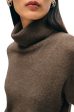 Cashmere Turtleneck - Russet Brown Online Hot Sale