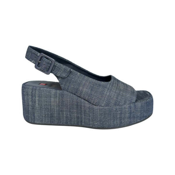 102519 Denim Platform Sandal For Discount