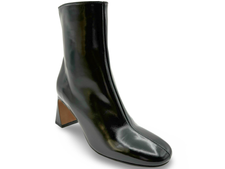 24537 Jamia Black Leather  Boot Cheap