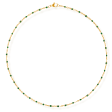 Ellie Vail - Evie Green Dainty Enamel Beaded Necklace Online Sale