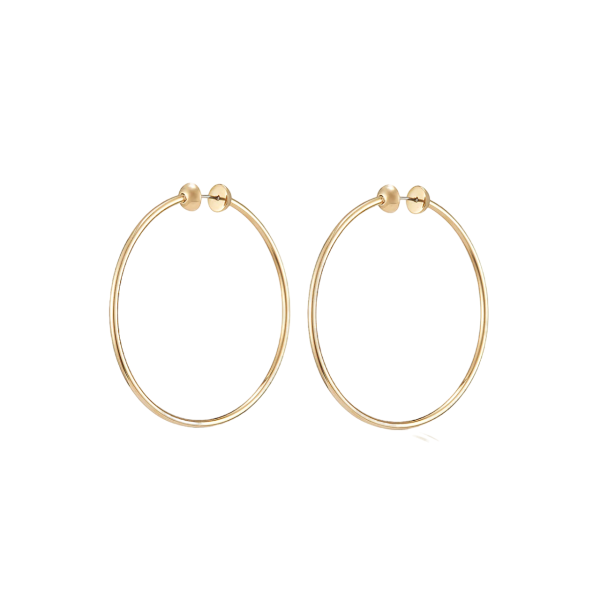 Medium Icon Hoops - Gold Cheap