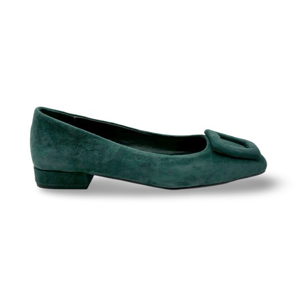 BR5115 Forest Suede Flat Online Sale