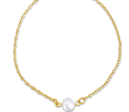 Shayla Dainty Pearl Chain Bracelet- Ellie Vail Supply