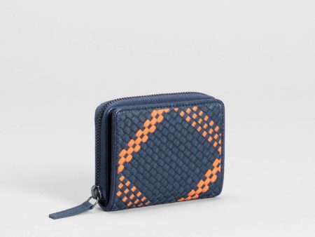 Askel Wallet Navy Orange on Sale