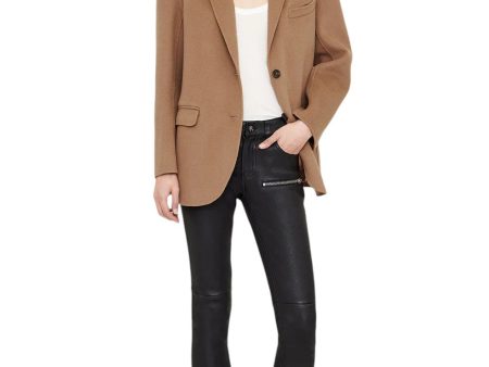 Quinn Blazer - Camel Cashmere Blend Cheap