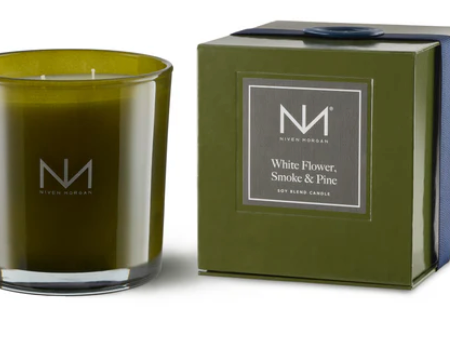 Niven Morgan-White Flower Candle Fashion