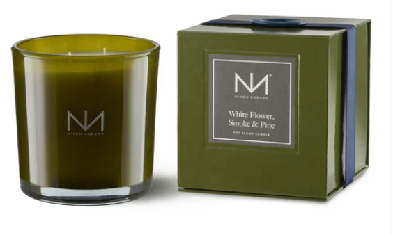 Niven Morgan-White Flower Candle Fashion