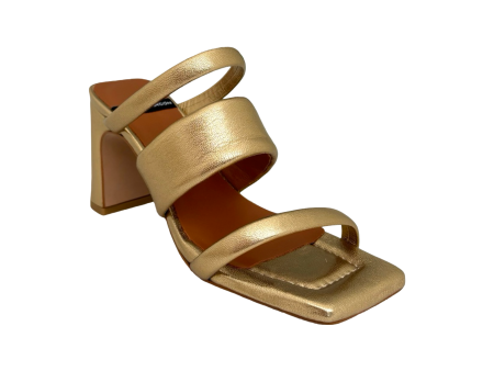 24056 Gold Straps Mule For Sale