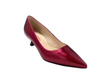 Chemia Pink Metallic kitten Heel Pump Sale