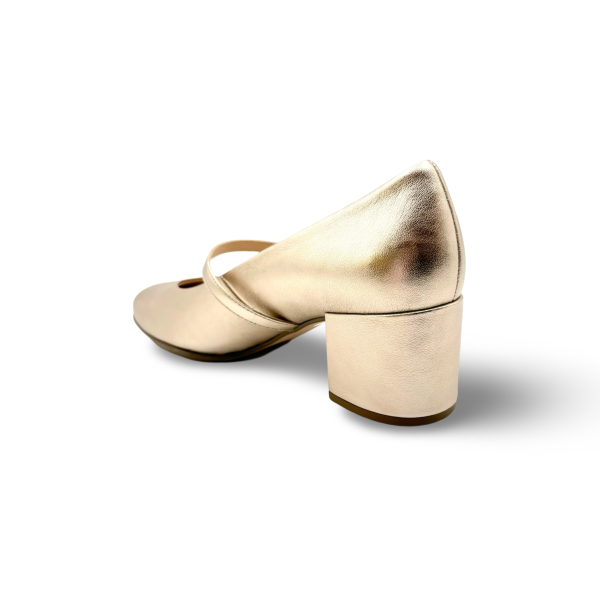 104211 Emely Gold Mary Jane Pump Online Hot Sale