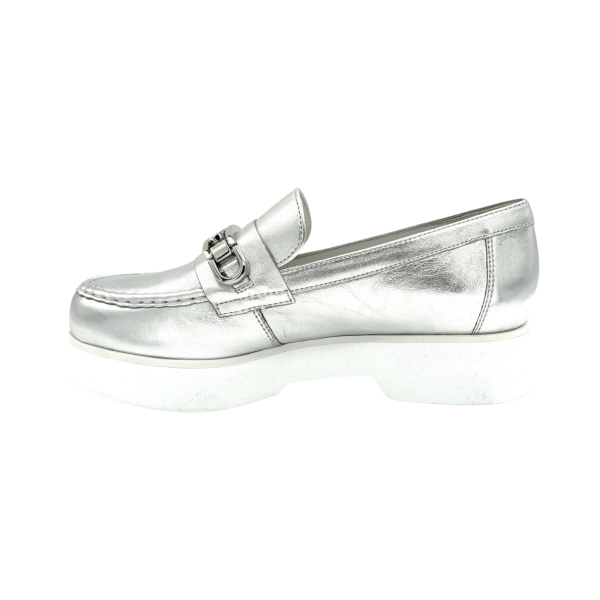 101631 Silver Platform Loafers Hot on Sale