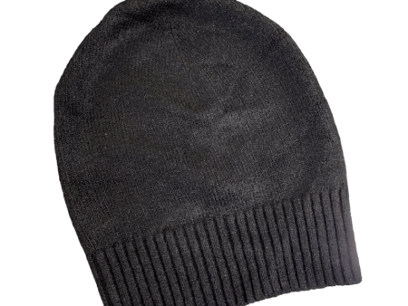 Ribbed Beanie - Black Hot on Sale