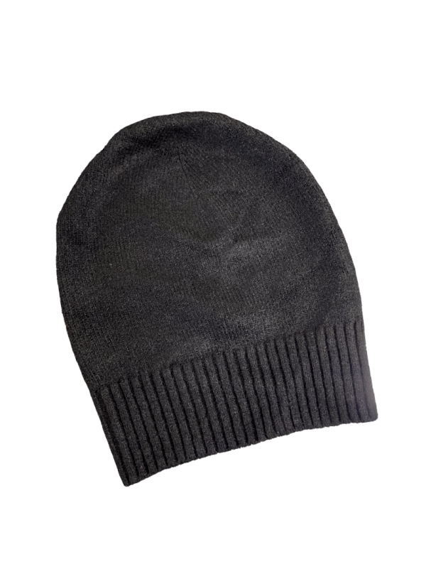 Ribbed Beanie - Black Hot on Sale